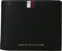 Peněženka Tommy Hilfiger zlatá / tmavě červená / černá / bílá