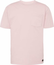 Tričko Hollister pastelově růžová