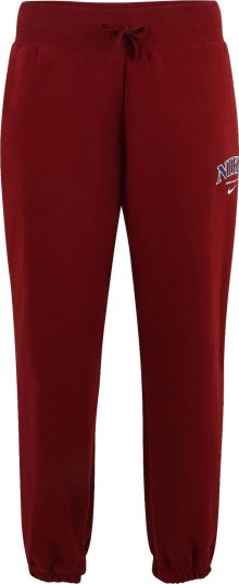 Kalhoty Nike Sportswear marine modrá / karmínově červené / bílá