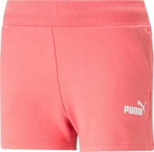 Sportovní kalhoty Puma pink / bílá