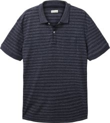 Tričko Tom Tailor noční modrá / šedý melír