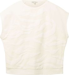 Tričko Tom Tailor barva bílé vlny