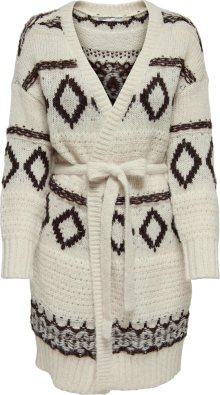 Kardigan \'Mya\' Only tmavě hnědá / režná