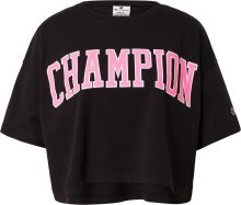 Tričko Champion Authentic Athletic Apparel růžová / černá / bílá