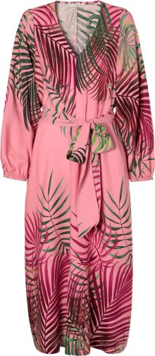 Šaty \'Agata\' TATUUM olivová / pink / malinová