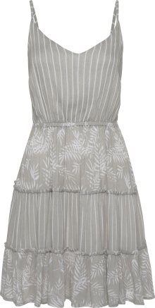 Letní šaty Lascana olivová / bílá