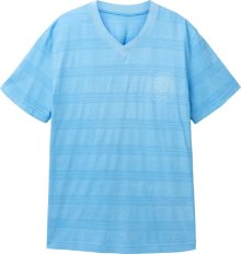 Tričko Tom Tailor nebeská modř / bílá