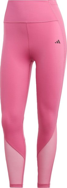 Sportovní kalhoty \'Tailored Hiit\' adidas performance světle růžová / černá