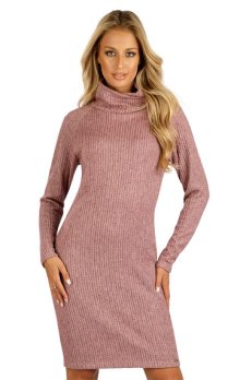 Dámské šaty s dlouhým rukávem Litex 7D026 | fialovo šedá | S