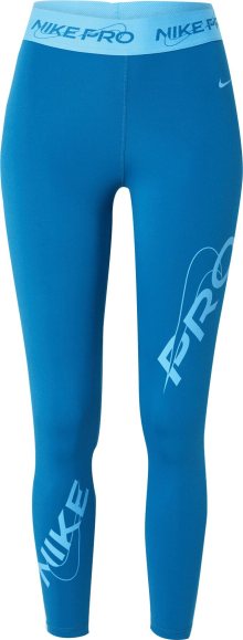 Sportovní kalhoty Nike aqua modrá / světlemodrá