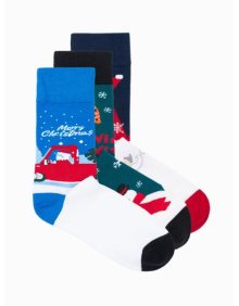 Pánské ponožky vánoční U411 mix 3-pack