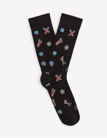 Vysoké ponožky Fisoski2 Černá O