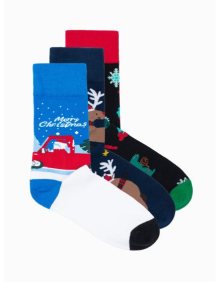 Pánské ponožky vánoční U413 mix 3-pack