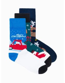 Pánské ponožky vánoční U414 mix 3-pack