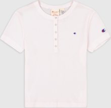 Tričko Champion Authentic Athletic Apparel modrá / světle růžová / červená