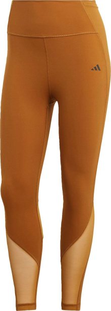 Sportovní kalhoty \'Tailored Hiit\' adidas performance karamelová / černá