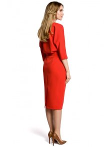 šaty červené  model 19143790 - Moe