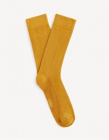 Vysoké ponožky Fisomel Žlutá O