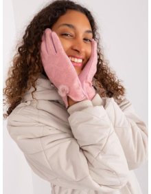Dámské rukavice s vycpávkou LIS světle růžové 