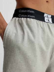 Pánské šortky Pyjama Shorts CK96 000NM2417EP7A šedá - Calvin Klein XS