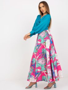 Dámská sukně WN SD 1154 2.71P tmavě růžová - Rue Paris růžová -mix barev M