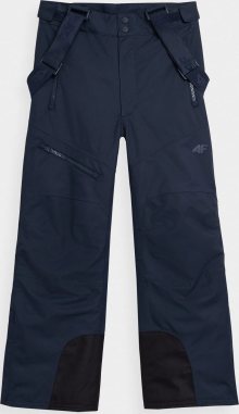 Dětské lyžařské kalhoty 4F HJZ22-JSPMN002 tmavě modré Modrá 122
