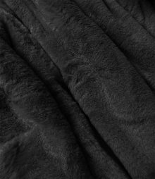 Teplá černá oboustranná dámská zimní bunda (W610) odcienie czerni M (38)