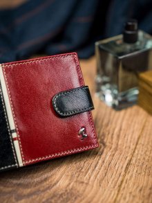 Pánské peněženky 324L RBA D BLACK RED černá jedna velikost