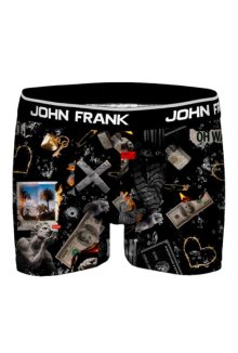 Pánské boxerky John Frank JFBDMOD107 | černá | M
