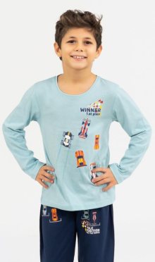 Dětské pyžamo dlouhé Vienetta Secret Formule modré | modrá | 5 -6