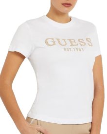 Dámské triko Guess V4GI01 bílé | bílá | XS