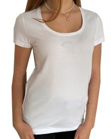 Dámské triko Emporio Armani 163377 4R223 bílé | bílá | XL