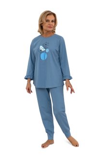 Dámské pyžamo 239 DARIA Modrá 3xl