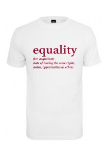 Mr. Tee Equality Definition Tee white - XS