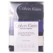 Calvin Klein Spodní prádlo 3Pack Slipy 000NB3363AH4X Black XL