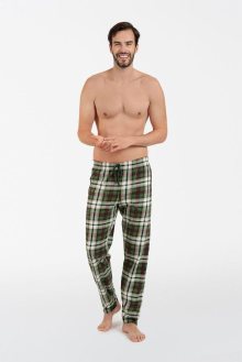 Pánské pyžamové kalhoty Seward zelené káro zelená M
