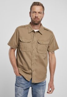Vintage košile velbloudí s krátkým rukávem 3XL