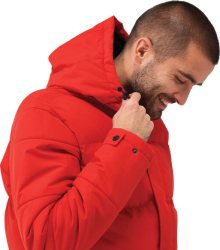 Pánská zimní bunda RMN214-32M červená Červená 3XL