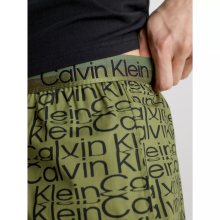 Spodní prádlo Pánské pyžamo S/S SHORT SET 000NM2183EGVM - Calvin Klein S