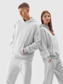 Tepláková mikina unisex 4FAW23TSWSU704-27M šedé - 4F L