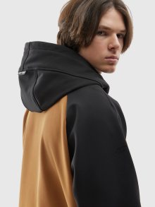 Pánská snowboardová softshellová mikina 4FAW23TSOFM150-83S světle hnědá - 4F 3XL