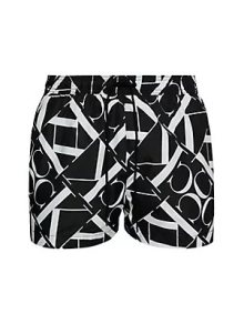 Pánské plavky Tkaný spodní díl SHORT DRAWSTRING-PRINT KM0KM009680GK - Calvin Klein