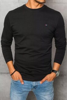 Černá pánská košile s dlouhým rukávem Dstreet LX0533 XXL