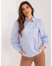 Dámská košile s límečkem JIMA světle modrá 