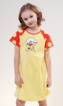 Dětská košile Vienetta Secret Malé kuře | žlutá | 7 - 8