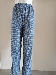 Pánské pyžamové kalhoty 721 - Regina modrá kostka XXL
