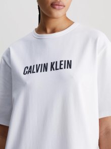 Dámská noční košile QS7126E 100 bílá - Calvin Klein S