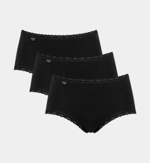 Dámské kalhotky 24/7 Cotton Lace Midi C3P - Sloggi bílá (0003) 0038
