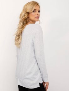Dámská tenká mikina RV BZ 5228.16 světle šedá - Basic M