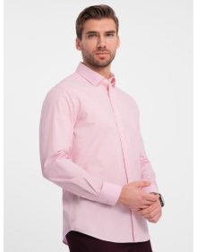 Pánská košile REGULAR světle růžová